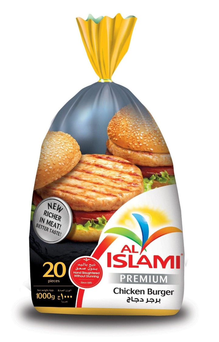 Al Islami Chicken Burger Bag 20pcs - 1000g - Pinoyhyper