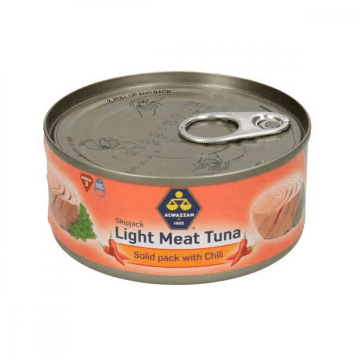 Al Wazzan Light Meat Tuna With Chili 4 x 160g - Pinoyhyper