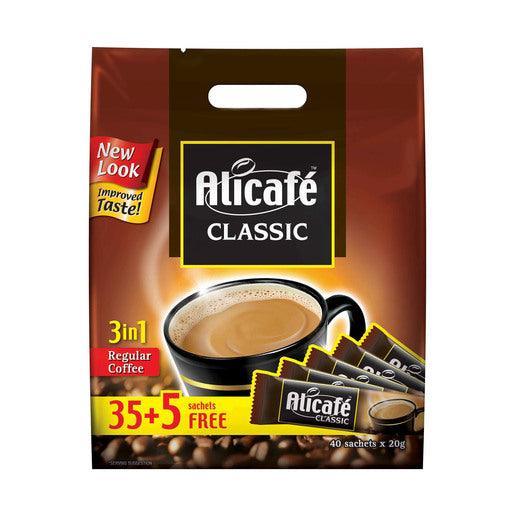 Alicafe Classic 3 In1 Regular Coffee 40 Sachets 700g - Pinoyhyper
