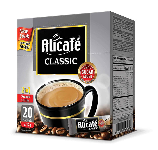 AliCafe Classic Coffee 20 Sachets No Sugar Added - Pinoyhyper