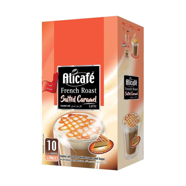 Alicafe French Roast Salted Caramel Latte Coffee Box (10 X 20g) - 200g - Pinoyhyper