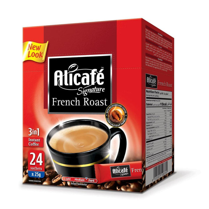 Alicafe Signature French Roast 3 in 1 Instant Coffee 24x25g - Pinoyhyper