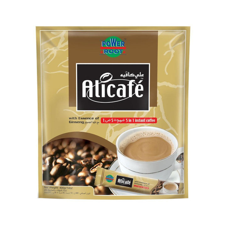 AliCafe with Ginseng 5in1 Instant coffee - 20 sachets 20g - Pinoyhyper