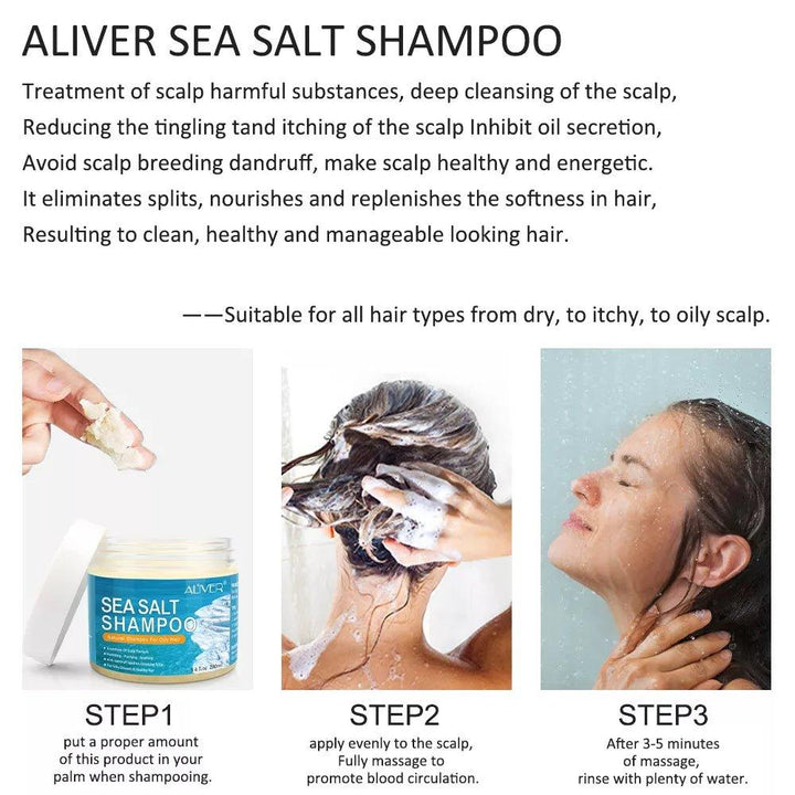 Aliver Sea Salt Shampoo 200ml - Pinoyhyper