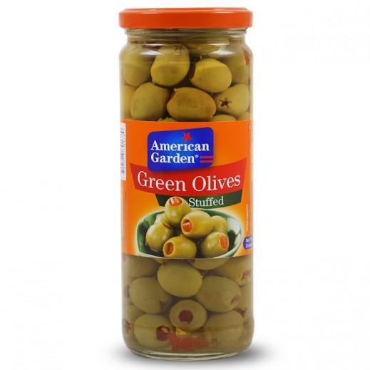 American Garden Green Olives Stuffed 450gm - Pinoyhyper