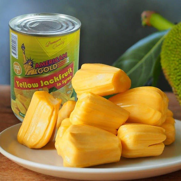 American Gold Yellow Jackfruit In Syrup - 566gm - Pinoyhyper