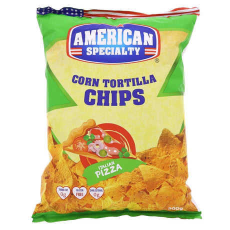 American Specialty Corn Tortilla Chips Italian Pizza 200g - Pinoyhyper