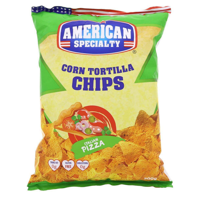 American Specialty Corn Tortilla Chips Italian Pizza 200g - Pinoyhyper