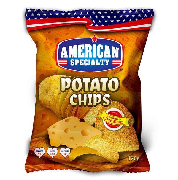 American Specialty Potato Chips American Cheese 170g - Pinoyhyper