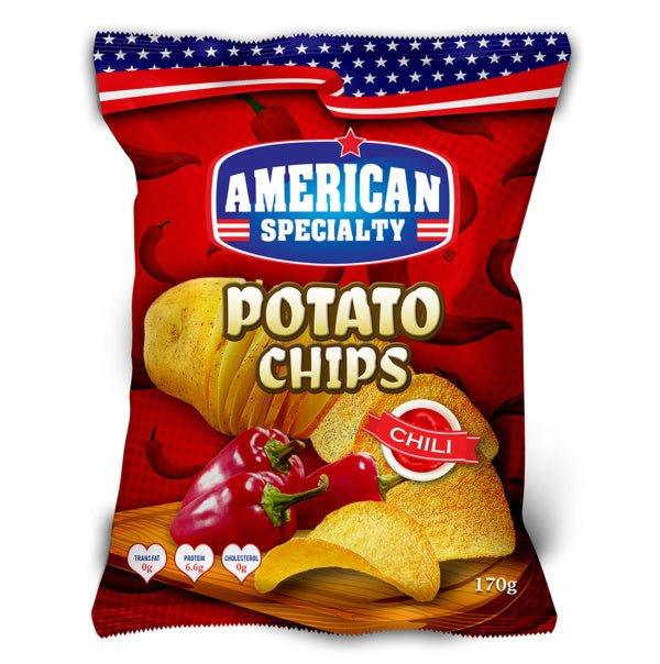 American Specialty Potato Chips Chili 170g - Pinoyhyper