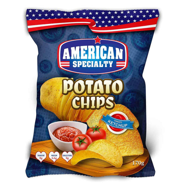 American Specialty Potato Chips Tomato Ketchup 170g - Pinoyhyper