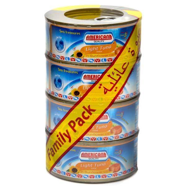 Americana Light Tuna in Oil Family Pack - Pinoyhyper