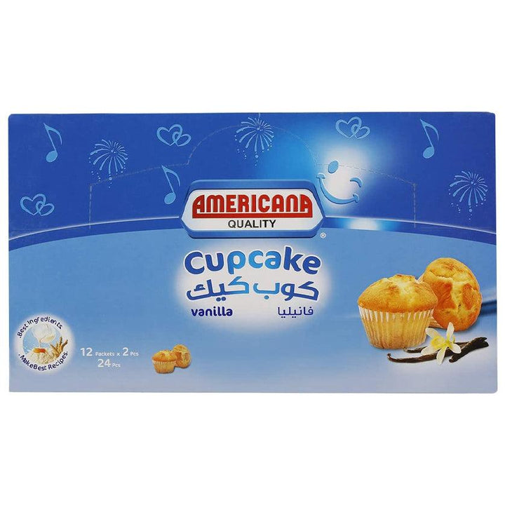 Americana Vanilla Cupcake 12 Packets × 2Pcs (Pack of 24) - Pinoyhyper