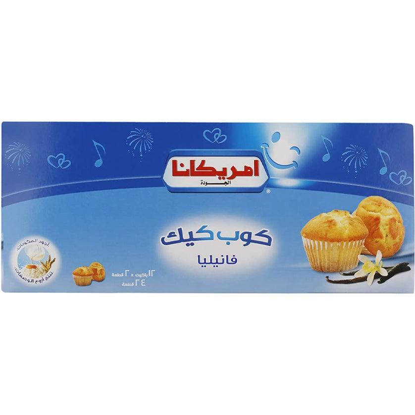Americana Vanilla Cupcake 12 Packets × 2Pcs (Pack of 24) - Pinoyhyper