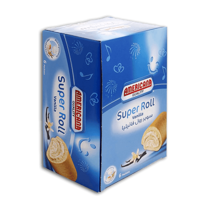 Americana Vanilla Super Roll 6 Pcs Box - Pinoyhyper