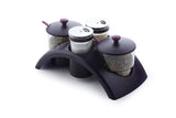 Apex Plastic Dinning Table Salt Pepper Storage Set of 4 - Pinoyhyper