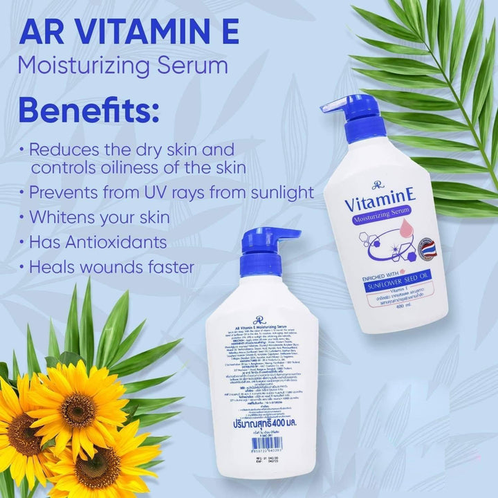 AR Vitamin E Moisturizing Serum Enriched With Sunflower Seed Oil - 400ml - Pinoyhyper