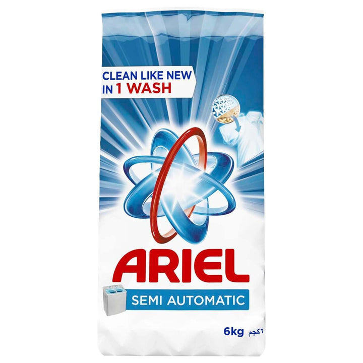 Ariel Semi-Automatic Washing Powder Blue Original Scent 6kg - Pinoyhyper