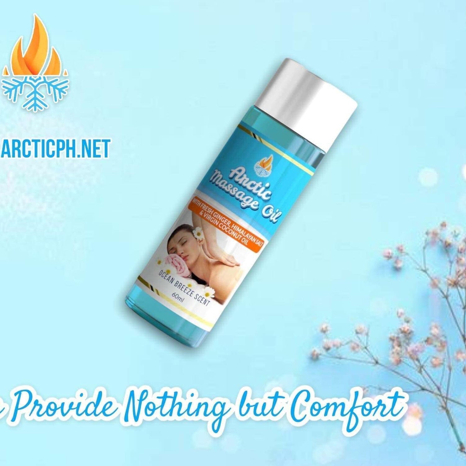 Artic Massage Oil Ocean Breeze Scent - 60ml - Pinoyhyper