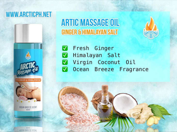 Artic Massage Oil Ocean Breeze Scent - 60ml - Pinoyhyper