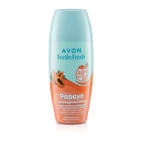 Avon Feelin Fresh Papaya Anti-Perspirant Roll-On Deo - 40ml - Pinoyhyper