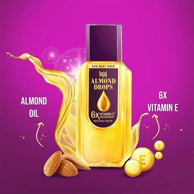 Stunning Bajaj Almond Drops Hair Oil Capture in 4K Stunning Bajaj Almond Drops Hair Oil Capture in 4K