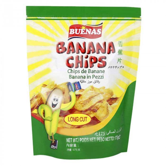 Banana Chips Long Cut 175g - Buenas - Pinoyhyper