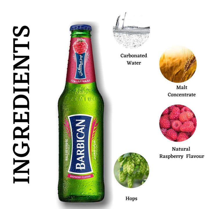 Barbican Raspberry Flavour Taste of Malt Non-Alcoholic Drink - 330ml - Pinoyhyper
