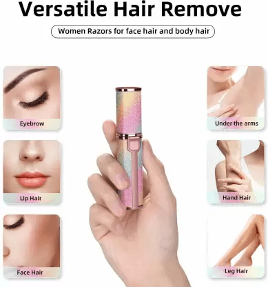Battery Operated 2in1 EyeBrow Trimmer Shaver For Ladies S-008 - Pinoyhyper