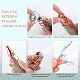 Battery Operated 2in1 EyeBrow Trimmer Shaver For Ladies S-008 - Pinoyhyper