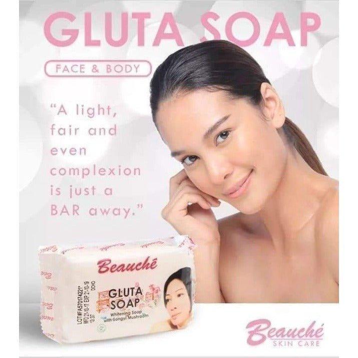 Beauche Gluta Whitening Soap With Songyi Mushroom - 150gm - Pinoyhyper