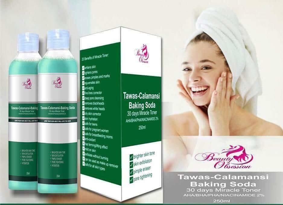 Beauty Obsession Miracle Toner Tawas Calamansi Baking Soda - 250ml - Pinoyhyper