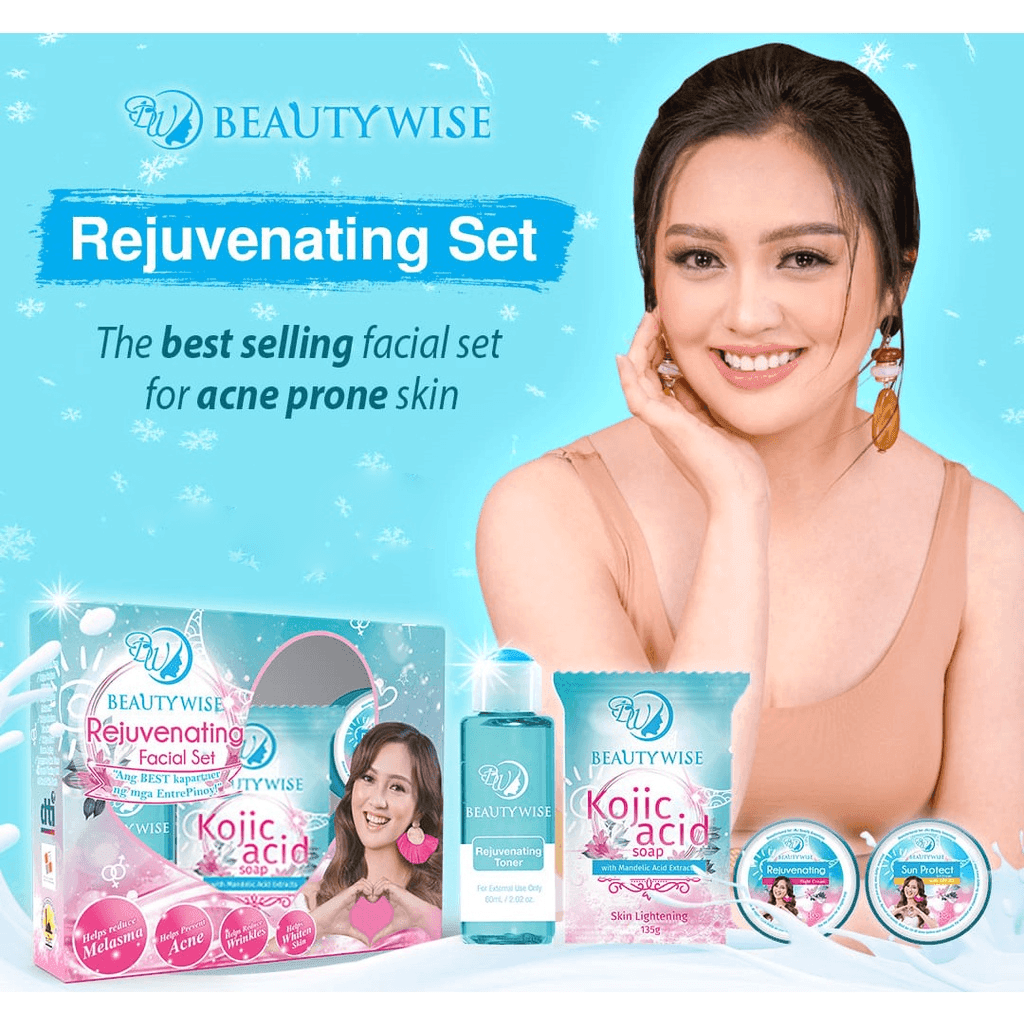 Rejuvenating Set Color:blue Beauty Wise Rejuvenating Facial Set – Pinoyhyper
