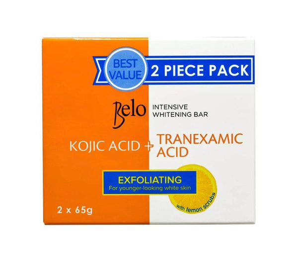 Belo Kojic Acid + Tranexamic Acid Exfoliating Soap 2 × 65g - Pinoyhyper