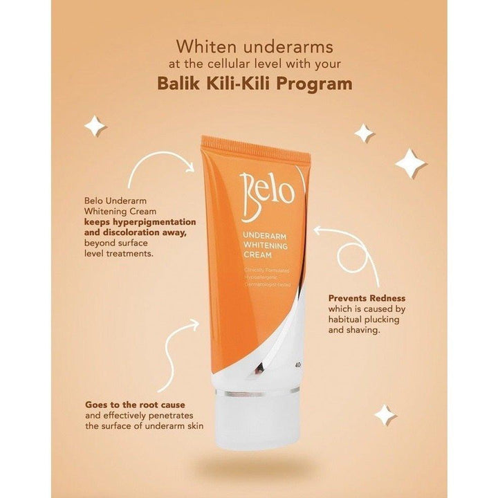 Belo Underarm Whitening Cream - 40ml - Pinoyhyper