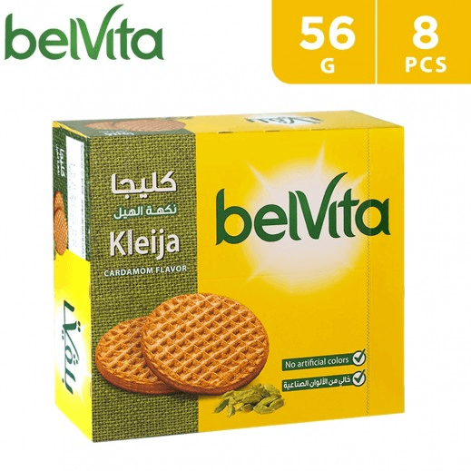 Belvita Klejia Biscuit With Cardamom Flavor 8 Packets x 56g - Pinoyhyper