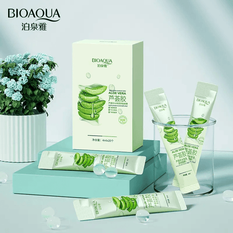 BIOAQUA Aloe Vera Moisturizing Facial Mask 4ml x 20pcs - Pinoyhyper