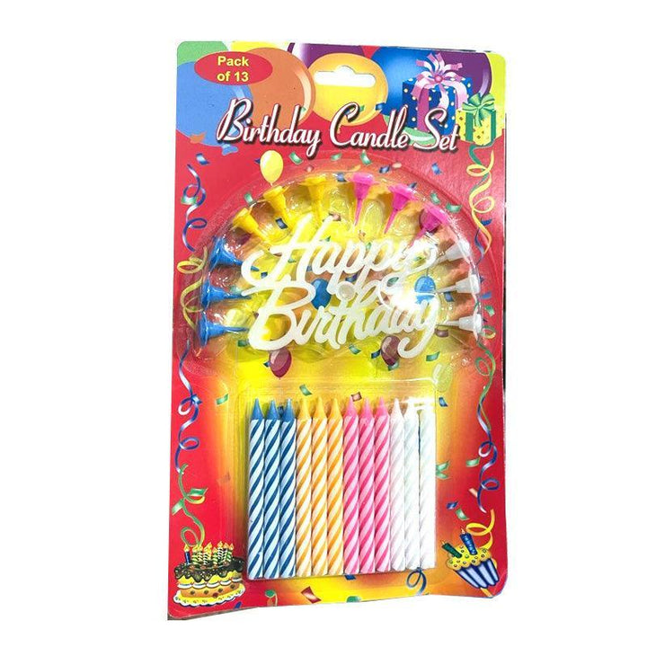 BirthDay Candle Set - 13pcs pack - Pinoyhyper