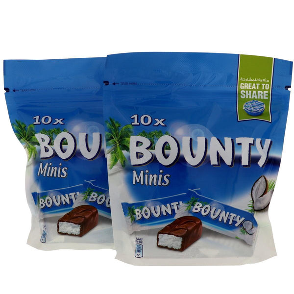 Bounty Coconut Milk Chocolate Mini Bar 2 x 285g - Pinoyhyper