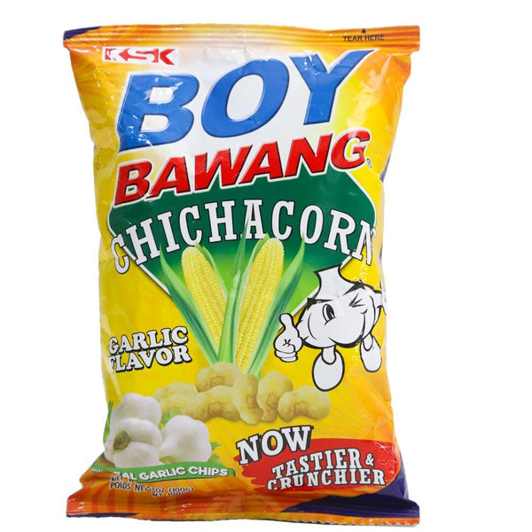 Boy Bawang Chichacorn Garlic Flavor - 100gm - Pinoyhyper