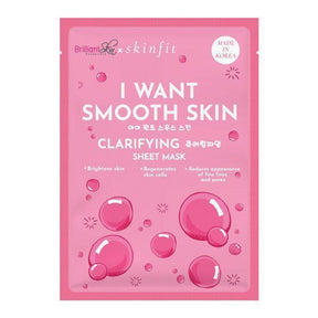 Brilliant I Want Smooth Skin Clarifying Sheet Mask - Pinoyhyper