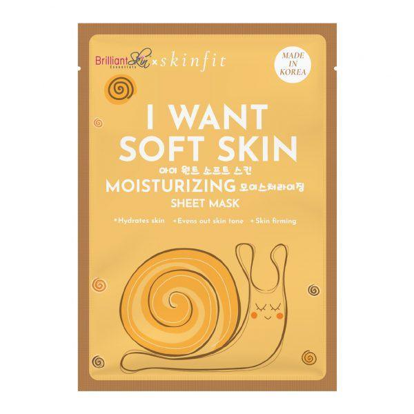Brilliant I Want Soft Skin Moisturizing Sheet Mask - Pinoyhyper