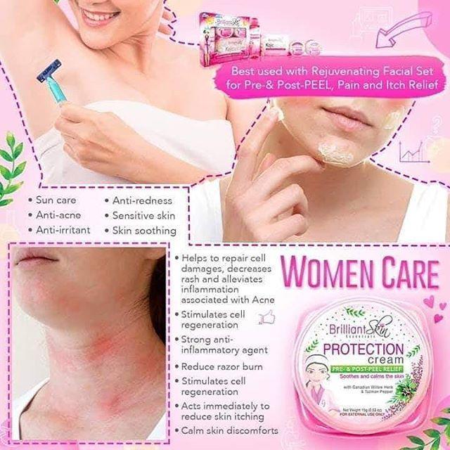 Brilliant Protection Cream Pre &amp; Post Relief -15g - Pinoyhyper