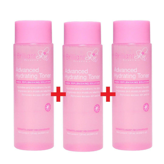 Brilliant Skin Advanced Hydrating Toner 120ml x 3 - Pinoyhyper