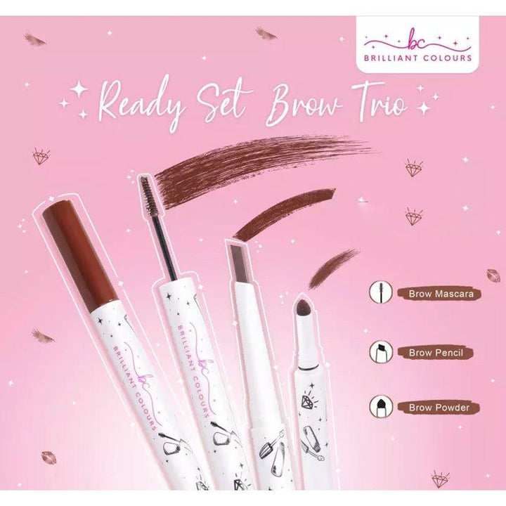 Brilliant Skin Colours Ready Set Eye Brow Trio - 1.84g (Fearless) - Pinoyhyper