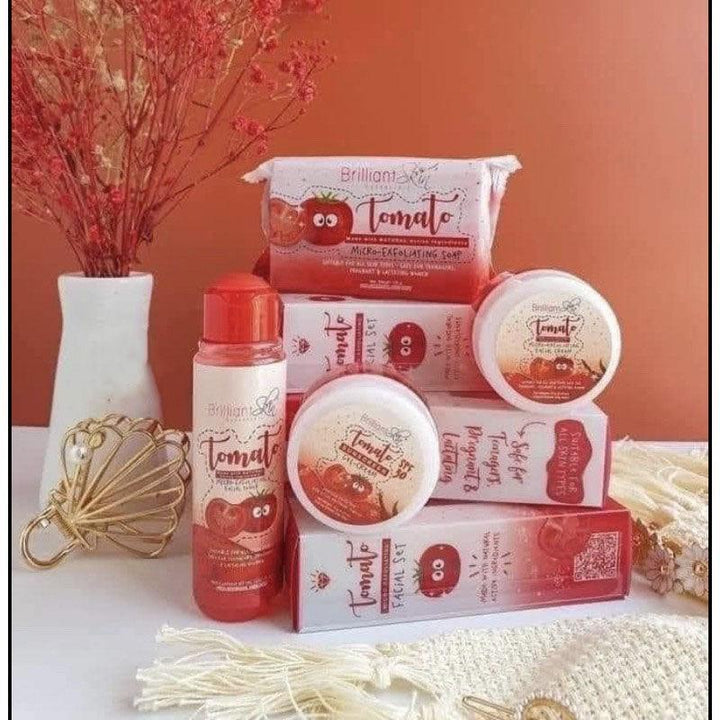 Brilliant Skin Essentials Tomato Micro - Exfoliating Facial Set - Pinoyhyper