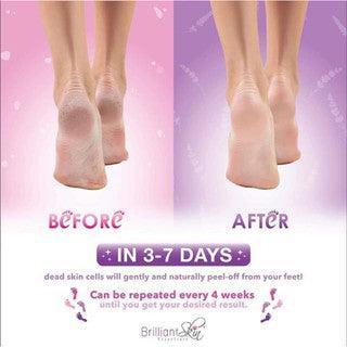 Brilliant Skin Heel and Toe Lavender Foot Mask (Violet) - Pinoyhyper