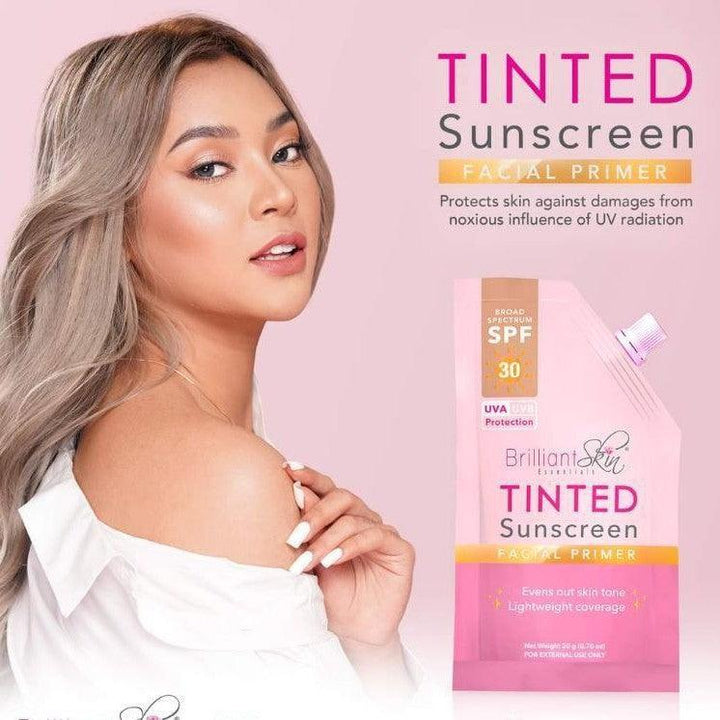 Brilliant Tinted Sunscreen Facial Primer Gel Cream - 20g - Pinoyhyper