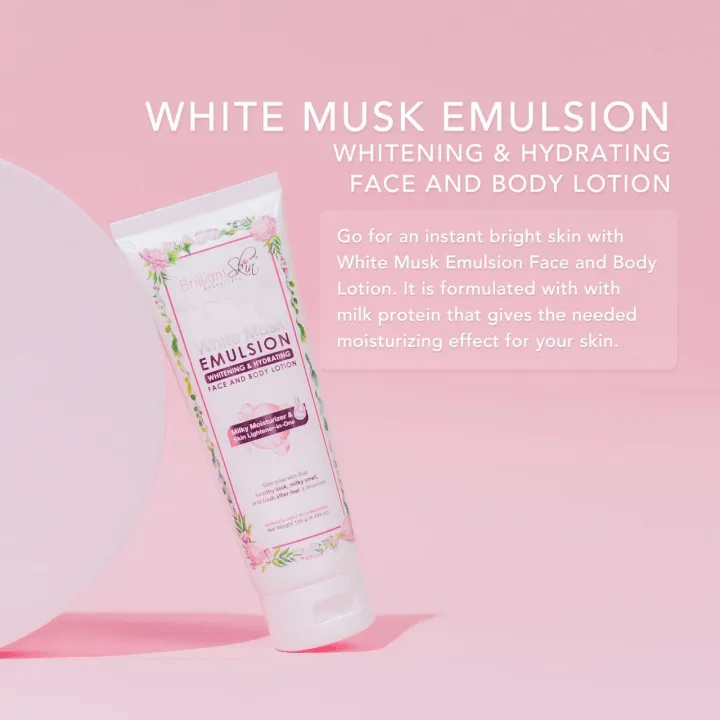 Brilliant White Musk Emulsion Lotion - 120g - Pinoyhyper