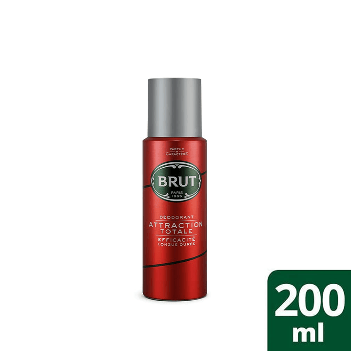 Brut Attration Totale Long Lasting Body Deodorant Spray - 200ml - Pinoyhyper